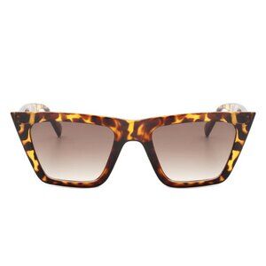 Women’s Tortoise Square Cat Eye Sunglasses